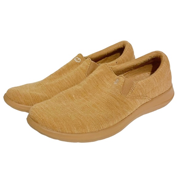 Merinos Womens Size 8 Camel Brown Loafer Slip on Shoes Flats - Picture 1 of 7